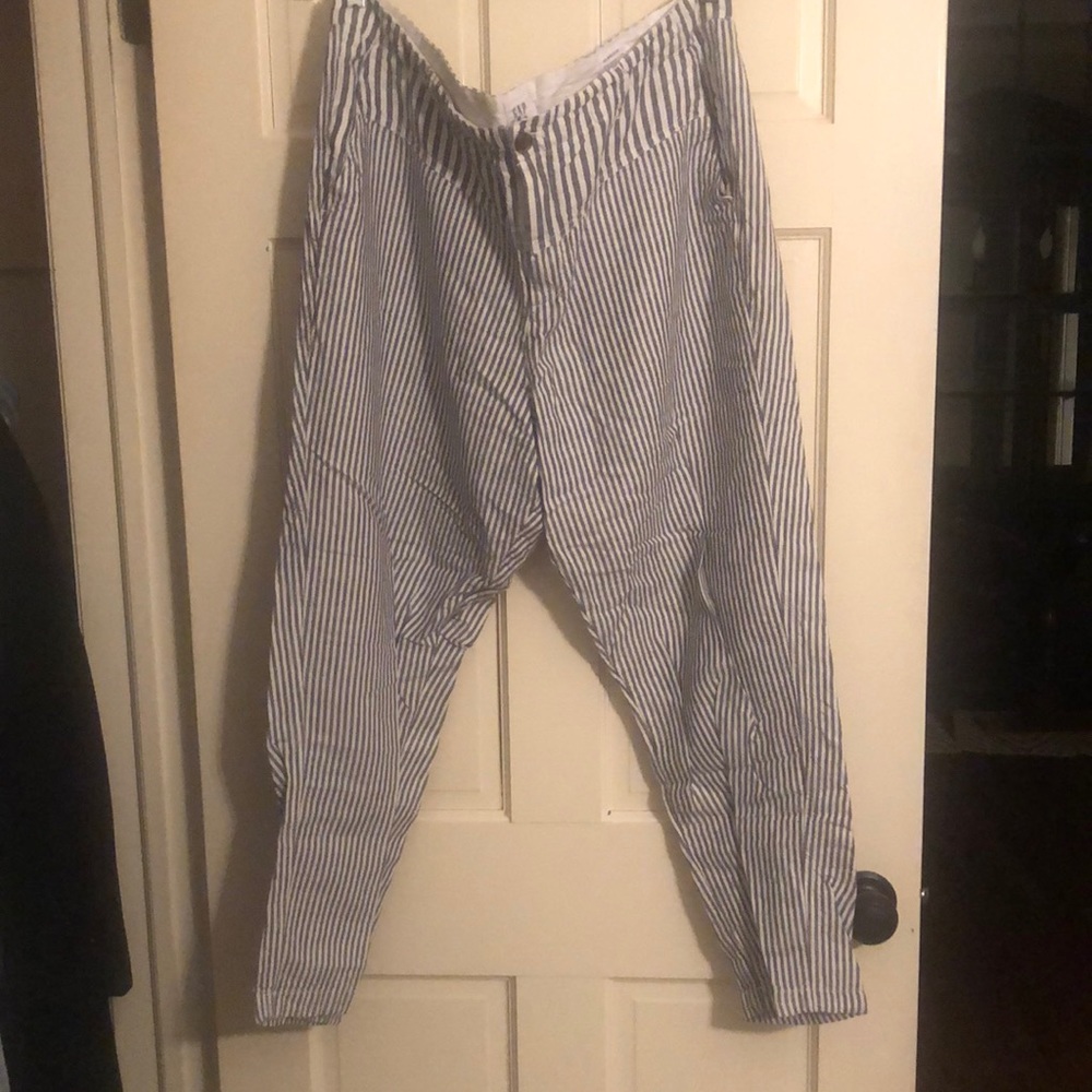 Gap Stripped Maternity Pants